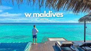 Thumbnail: solo trip to Maldives: overwater villa at W Maldives