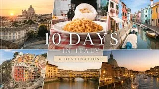 Thumbnail: Italy Travel Vlog 🇮🇹 | Venice, Florence, Rome & More |10-Day Itinerary + Budget | イタリア10日間の旅費公開