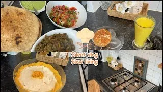 Thumbnail: Silent vlog Slow living summer routine Cooking cleaning dessert 🍮 