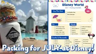 Thumbnail: What to Pack for July at DISNEY WORLD | Free Packing Checklist Printable