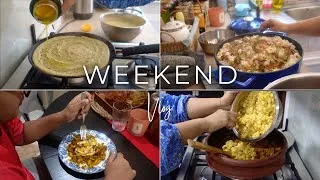 Thumbnail: Weekend Vlog | Healthy Dosa | Malabar Biriyani | Soya Chunks Pasta | Momtastic by Shamsheera