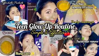 Thumbnail: Teen Glow Up Routine✨| Save Money & Look Your Best🌷|Glow Up the Right Way|Teen Edition💖