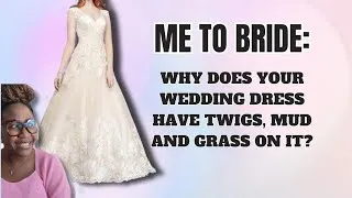 Thumbnail: Bridal Gown Alterations of a Wedding dress that had Mud, grass and twigs