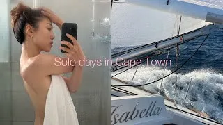 Thumbnail: Solo Travel in Cape Town Vlog 🇿🇦 | local tips, Norval Foundation, Kirstenbosch, Kalk Bay, sailing