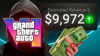 Thumbnail: HOW TO MAKE MONEY FAST WITH GTA 6, $10,000/month, GTA 6 Faceless YouTube Channels