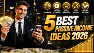 Thumbnail: 5 Best Passive Income Ideas for 2026 (Earn Money While You Sleep)