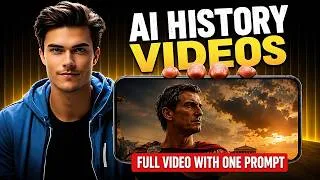 Thumbnail: How I Make AI History Videos With ONE Prompt (It's Almost Unfair)