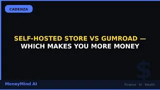 Thumbnail: Self-hosted store vs Gumroad — which makes you more money