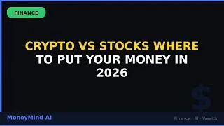 Thumbnail: Crypto vs Stocks Where to Put Your Money in 2026
