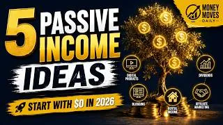 Thumbnail: 5 Passive Income Ideas That Actually Work in 2026 (Start With $0)