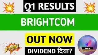 Thumbnail: BCG Q1 results 2027 | Brightcom Group Q1 results 2026 | BCG Share latest news today
