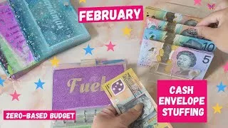 Thumbnail: Cash Envelope Stuffing | Week 2 | Zero-Based Budget | Sinking Funds | ASMR Counting Money