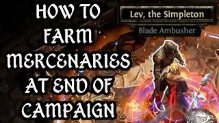 Thumbnail: Farm Mercs POE 3.29 Luminary - Path of Exile 3.29 Luminary Mercenary Farm