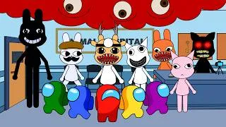 Thumbnail: Among Us vs. Animal Hospital Part 6 - AMONG US ANIMATION