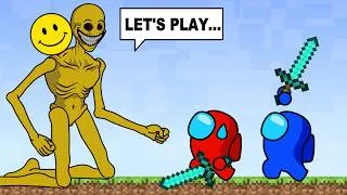 Thumbnail: 어몽어스 Among Us vs. VERITY Minecraft Horror Mod - (Among Us Animation)