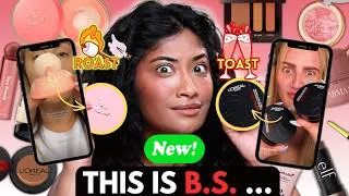 Thumbnail: BRUTALLY HONEST Review Full Face of NEW OVERHYPED Makeup (Worst Round Yet 🥴) July' 26 Roast or Toast