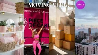 Thumbnail: Moving Vlog Pt.1!Empty Apartment tour,Pinterest inspired Bathroom decor+Date night&Influencer event!
