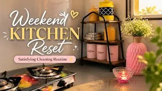 Thumbnail: Weekend Kitchen Reset 🧼✨ | Satisfying Kitchen Platform Cleaning Routine #cleaning  @MonikasCozylife