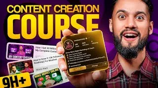 Thumbnail: Content Creation Full Course (9 Hours) FREE | Phone Se Zero To Viral — For Muslim Creators   