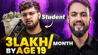 Thumbnail: I Helped My 19 Year Old Student Cross ₹3 LAKH/Month 🔥