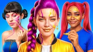 Thumbnail: Huntrix Gold Cosplay Glow up! How to become Golden Rumi from KPOP Demon Hunters!