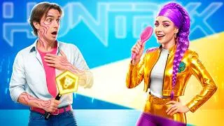 Thumbnail: Rumi got a GLOW UP! KPOP Demon Hunters: How to become Huntrix in real life!