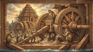 Thumbnail: Unbelievable! Smart Monkeys Carving the Giant Stone Wheels of the Sun Temple (ASMR)