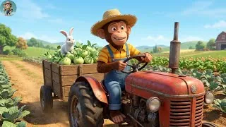 Thumbnail: EMERGENCY! Tractor Farm Almost Loses Bunny – Monkey Farmer Acts