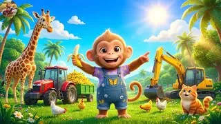 Thumbnail: Bananas Won’t Grow?! Monkey Cartoon Finds a Smart Farm Fix! 😲🌱