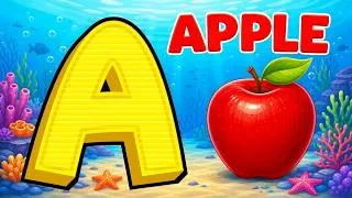 Thumbnail: Pre-School Educational Video Songs ⭐️ Dancing Alphabet 🍎 and Numbers | Monkey Junior Play & Learn