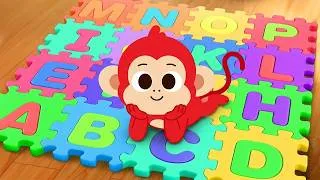 Thumbnail: ABC Song | Where are the ABCs? | Alphabet Songs | Nursery Rhymes & Kids Songs | Monkey Junior