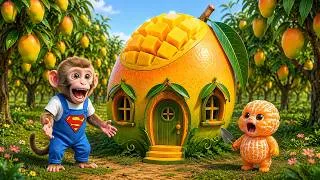 Thumbnail: Monkey Mono Builds a Big Mango House with Orange Friends | Monkey cartoon