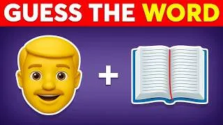 Thumbnail: Guess The WORD By Emojis? 🤔 Popular Words Emoji Quiz Game