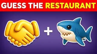 Thumbnail: Guess the Fast Food Restaurant by Emoji 🍔 Popular Fast Food Emoji Quiz Game