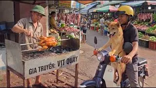 Thumbnail: Guess where Kun the dog and his dad are going today!