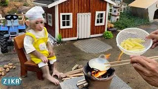 Thumbnail: Chef Zika helps dad make delicious french fries
