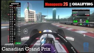 Thumbnail: Monoposto 2026: QUALIFYING | Canadian Grand Prix | Race 9 | 2026 Championship