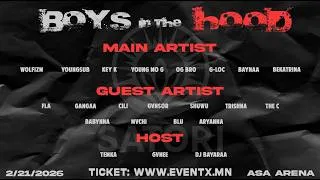 Thumbnail: BOYS IN THE HOOD - Wolfizm, Key K, OG, Bekatrina, G-LOC,Young Sub, Young Mo'G, Baynaa (OMV)