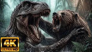 Thumbnail: 【2026 Newest Movies】A Bear Fights a Dinosaur, Only One Will Survive!🐲🐻#4k