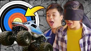 Thumbnail: You Hit the Target, You Get a Truck! (Blindfolded?!) | Revved Up Recaps (Season 3) | Action for Kids