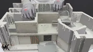 Thumbnail: How To Build a Amazing House(model) #5. - two-story concrete wall.