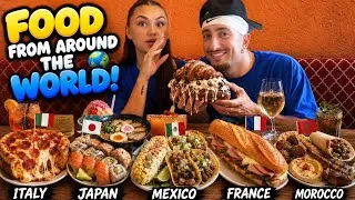 Thumbnail: TRYING FOOD FROM OTHER COUNTRIES FOR THE FIRST TIME!! BIG BACK SPECIAL