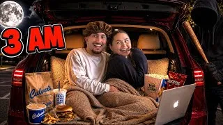 Thumbnail: LIVING IN OUR CAR OVERNIGHT… IT GOT FREAKYY