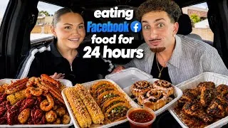 Thumbnail: TRYING FACEBOOK MARKETPLACE FOODS FOR 24 HOURS!!