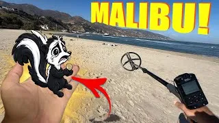 Thumbnail: Something isn’t Right in Malibu! • California Metal Detecting!