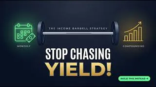 Thumbnail: Stop Chasing High Yields! (Build an "Income Barbell" Instead)