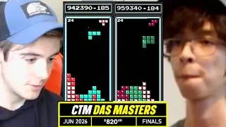 Thumbnail: WHAT ARE WE SEEING?? Bendy, PixelAndy | FINAL | June 2026 | Classic Tetris DAS Masters