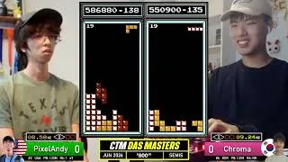 Thumbnail: PixelAndy, Chroma | SEMIS | June 2026 | Classic Tetris DAS Masters