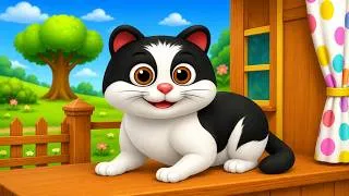 Thumbnail: Meow Meow Billi Kerti Meow | म्याऊँ म्याऊँ बिल्ली करती म्याऊँ | Hindi Rhymes For Kids - Monty Rhymes