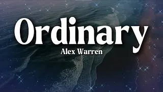 Thumbnail: Alex Warren – Ordinary (Lyrics)